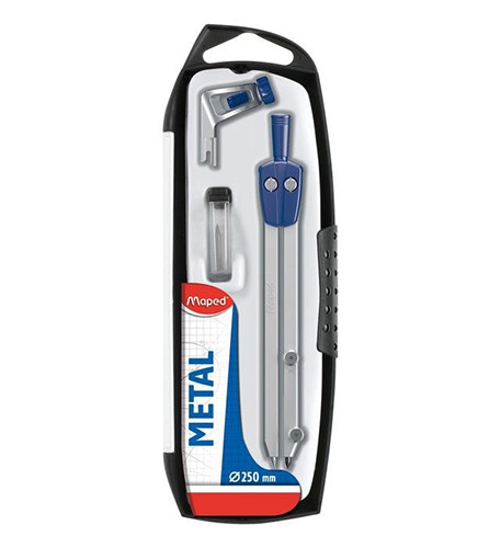 Compass Set Maped Metal