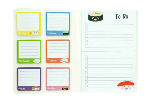 Sticky / Memo Notes 'To Do - Monday to Sunday' Kit