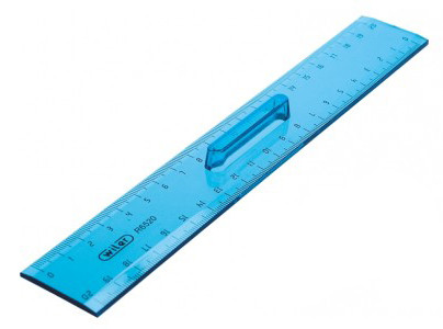 Ruler 20cm with finger grip