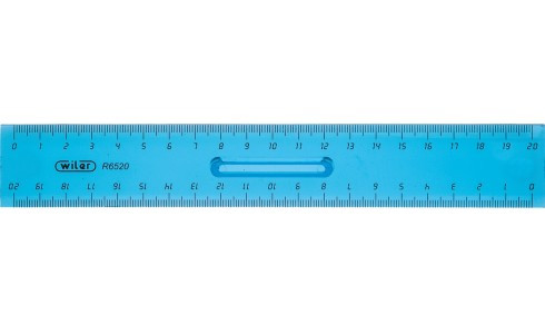 Ruler 20cm with finger grip