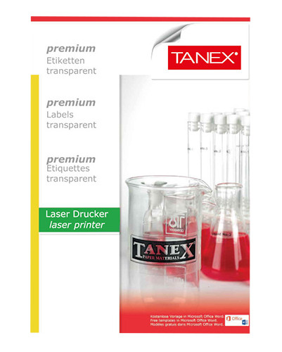 Transparent Labels 210 x 297mm
Pack of 25