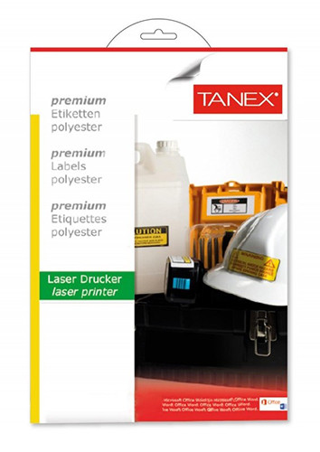 Waterproof labels 210 x 297mm 
Pack of 25