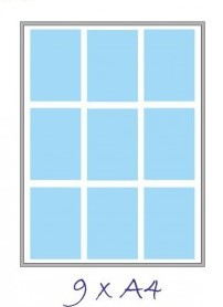 External Magnetic White Board 71 x 98cm