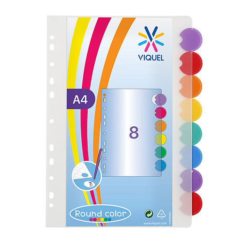 Plastic Dividers Set of 8 colours