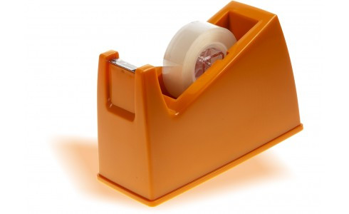 Tape Dispenser Assorted Colours Heavy Rubber Base