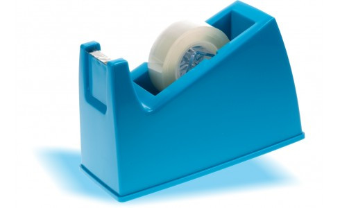 Tape Dispenser Assorted Colours Heavy Rubber Base