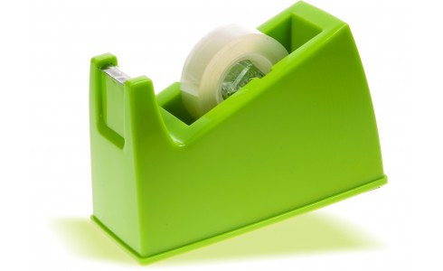 Tape Dispenser Assorted Colours Heavy Rubber Base