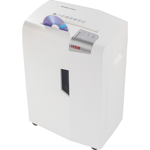 Shredder 
12 Sheets + CD + Credit Cards + Staples + Paperclips