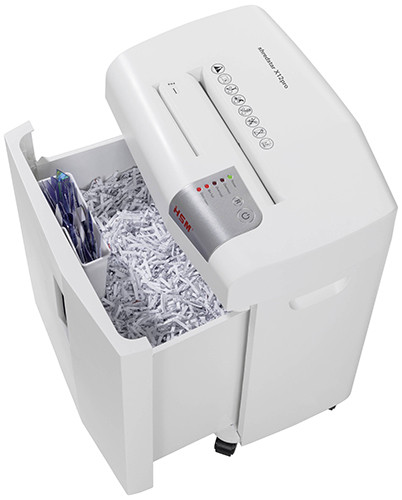 Shredder 
12 Sheets + CD + Credit Cards + Staples + Paperclips
