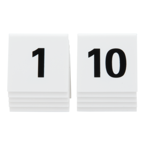 Table Signs 1 to 10