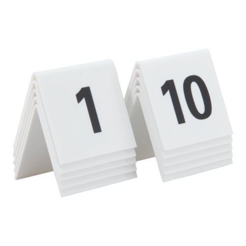 Table Signs 1 to 10