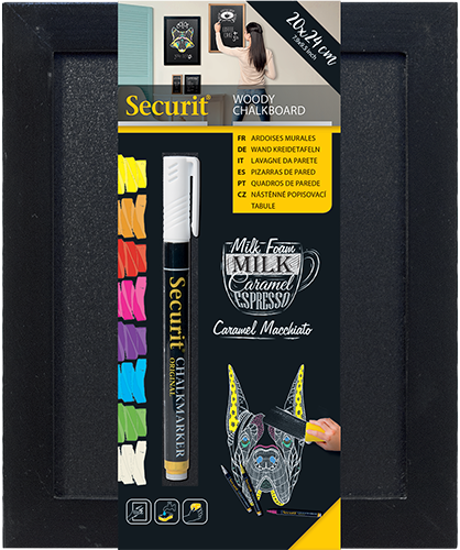 Wall Board 24 x 20 x 1cm incl Chalk Marker