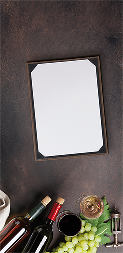 Menu Holder Walnut