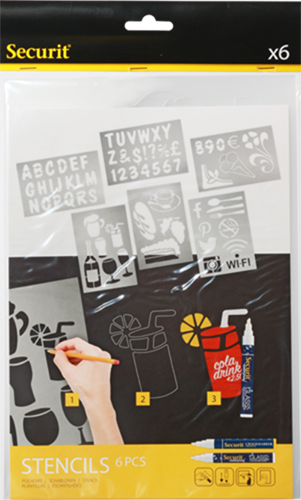 Stencils
Pack of 6