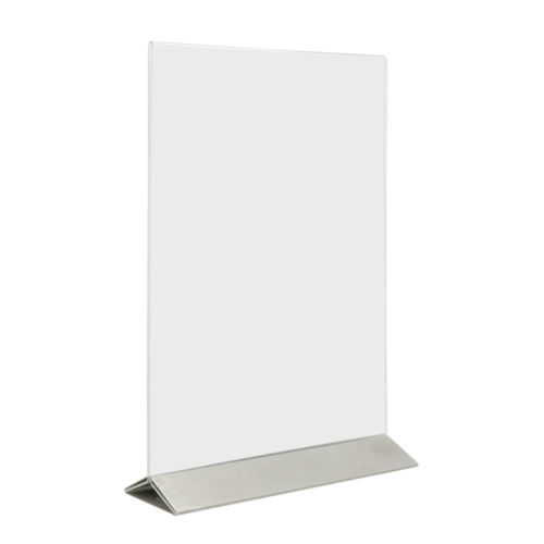 Menu Holder Stainless Steel Base A4