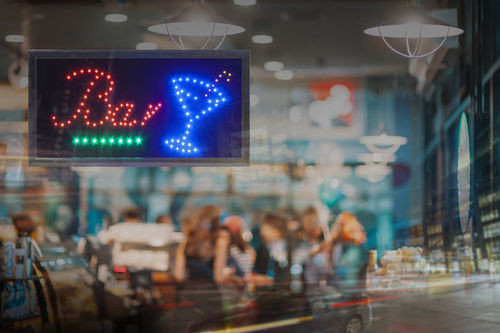 Led Sign 'Bar'