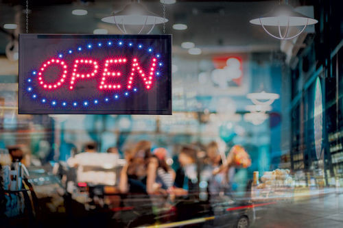 Led Sign 'OPEN'