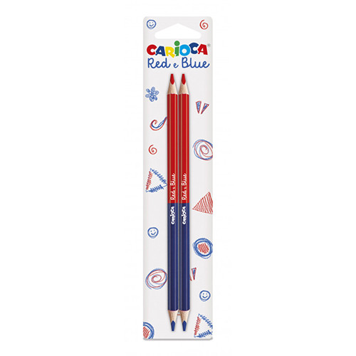 Bi-Color Red & Blue Pencils 
Pack of 2