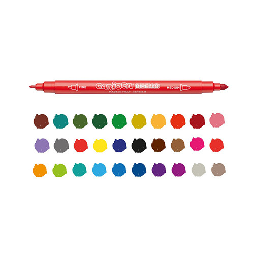 Birello Double Tip Colouring Pens 
Pack of 30