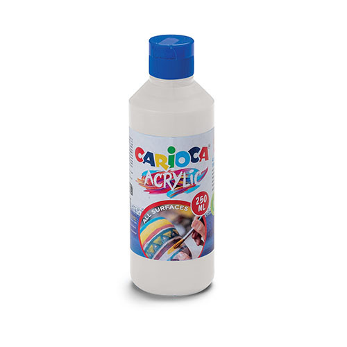 Acrylic Paint 'Carioca' 250ml White