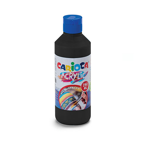 Acrylic Paint 'Carioca' 250ml Black
