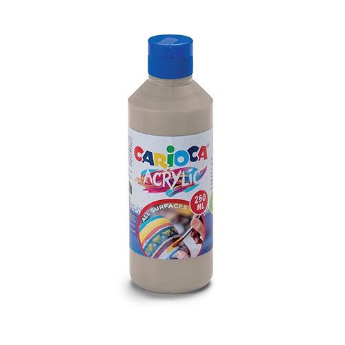 Acrylic Paint 'Carioca' 250ml Silver