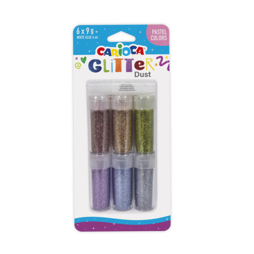 Glitter Powder 'Pastel'
Pack of 6