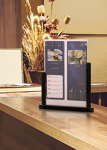 Elegant Table Poster Frame Black A4
