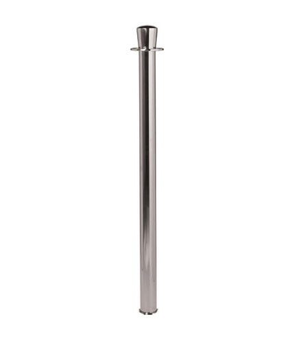 Chrome Pole for Rope Barrier System