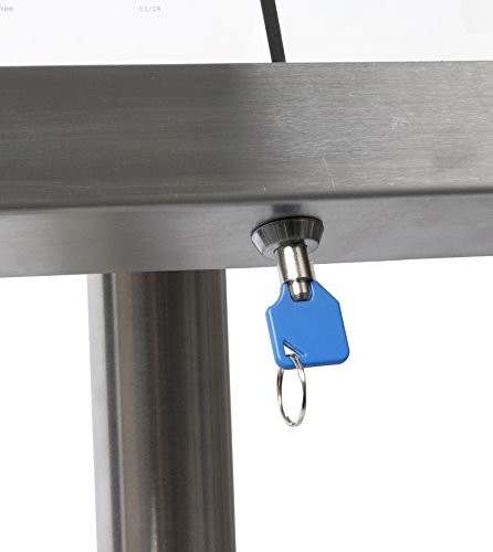 Display Information A2 Stainless Steel incl LED Lights