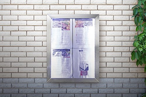 Display Information A2 Stainless Steel incl LED Lights