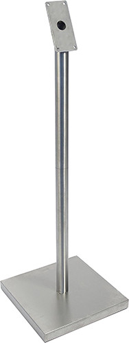 Display Pole & Base Stainless Steel 125cm