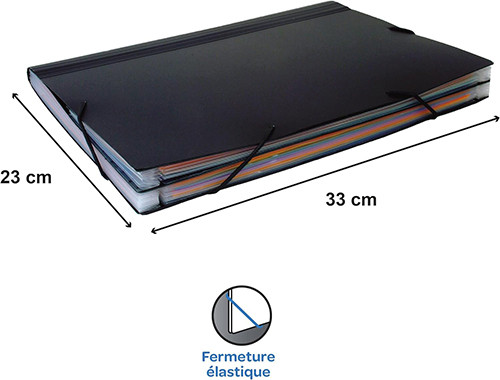 Expandable Wallet 18 Compartment Extendable Sorter