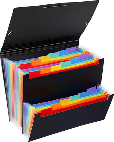 Expandable Wallet 18 Compartment Extendable Sorter