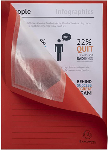 Slip Files Red 
Pack of 100