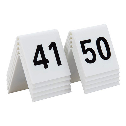 Table Signs 41 to 50