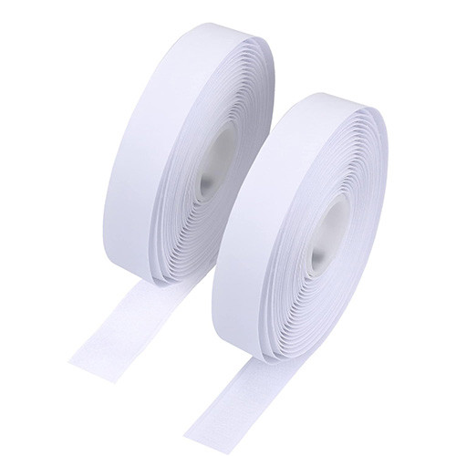 Self-Adhesive 'Velcro' White 20mm by 25m