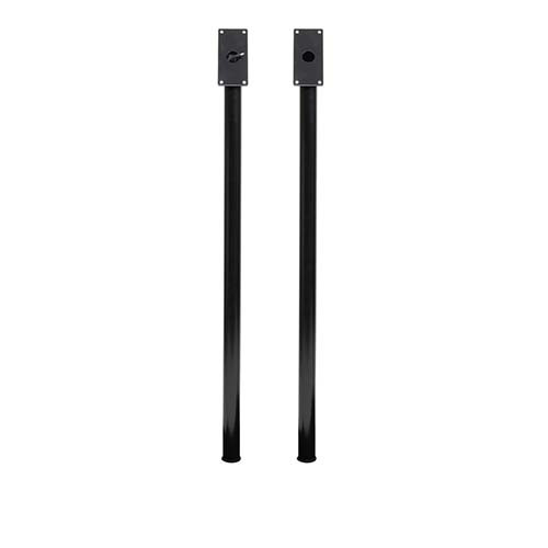 Poles for Display Information Black 8-A4 incl LED Lights