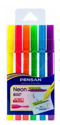 Pensan Neon Highlighters
Pack of 6