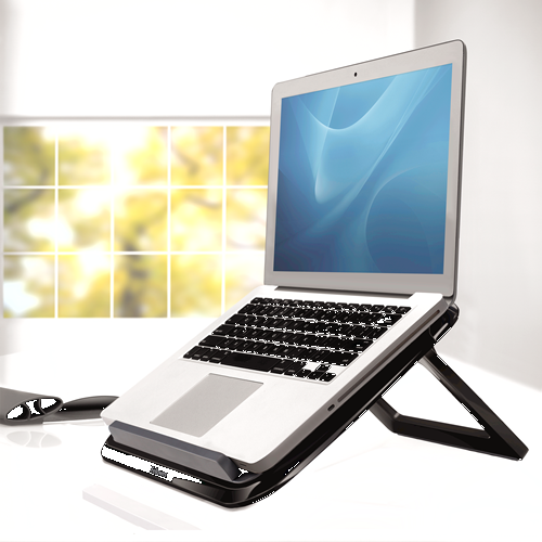 Laptop Riser 'I-Spire Series' Quick Lift Black