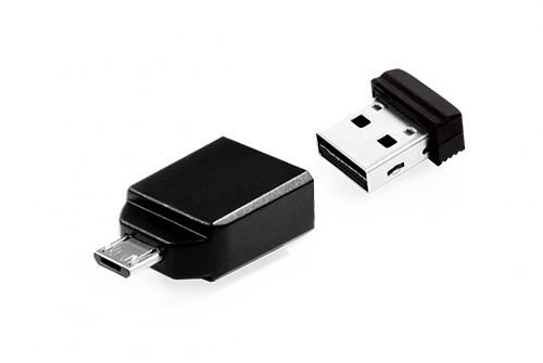 32GB Nano USB Drive with Micro USB Adapter