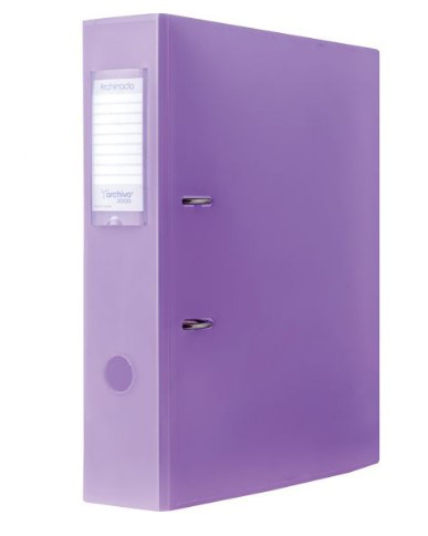Archivo Plastic Lever Arch File Violet 8cm