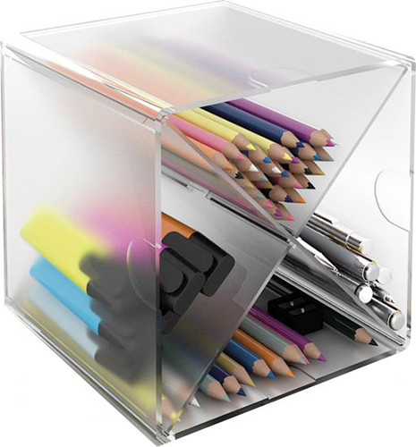 Cubo Transparent Modular Organisers by 1 with Cross Divider