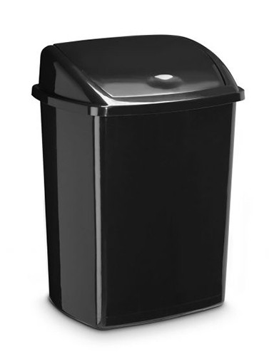Waste bin 50L Black