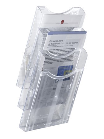 Wall Mounted Brochure Holder A4 3 tier