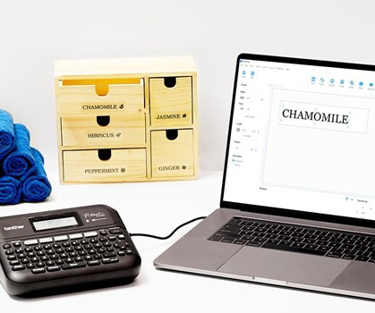 Business Expert Connected Label Maker with Carry Case
