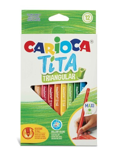Pencil Colours Triangular Maxi by 12 'Tita'