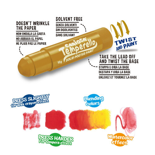 Poster Colour Stick by 6 Metallic