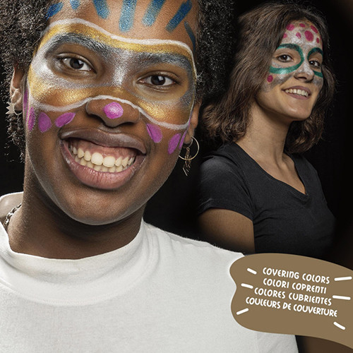 Face Paint Colours by 6 Metallic