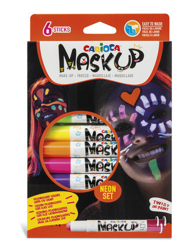 Face Paint Colours by 6 Neon